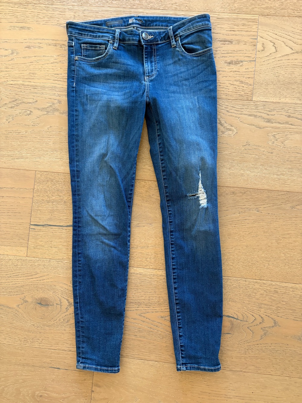 KUT FROM THE KLOTH Toothpick Dark Blue Skinny Jeans